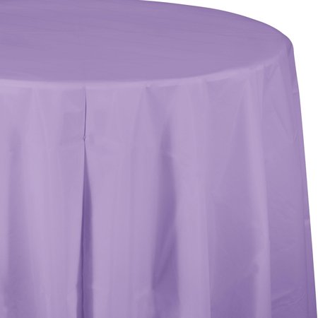 TOUCH OF COLOR Pastel Blue Octy Round Tablecloth, 82", 12PK 923882